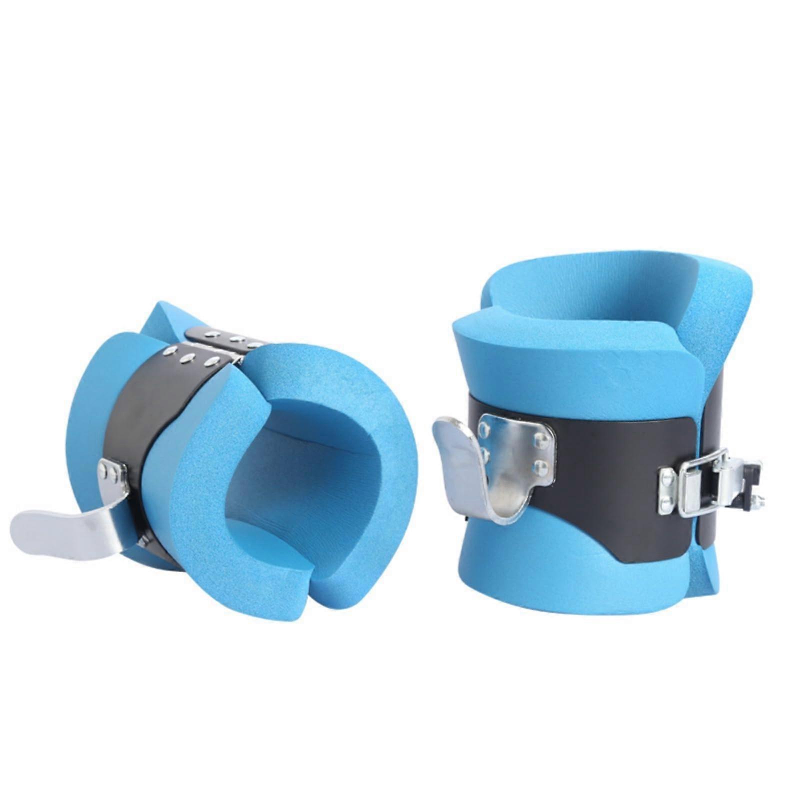 Gravity Boots Core Strength And Back Relief Inversion Fitness Device Handstand Bar And Crunch Hooks 1M Rope Blue