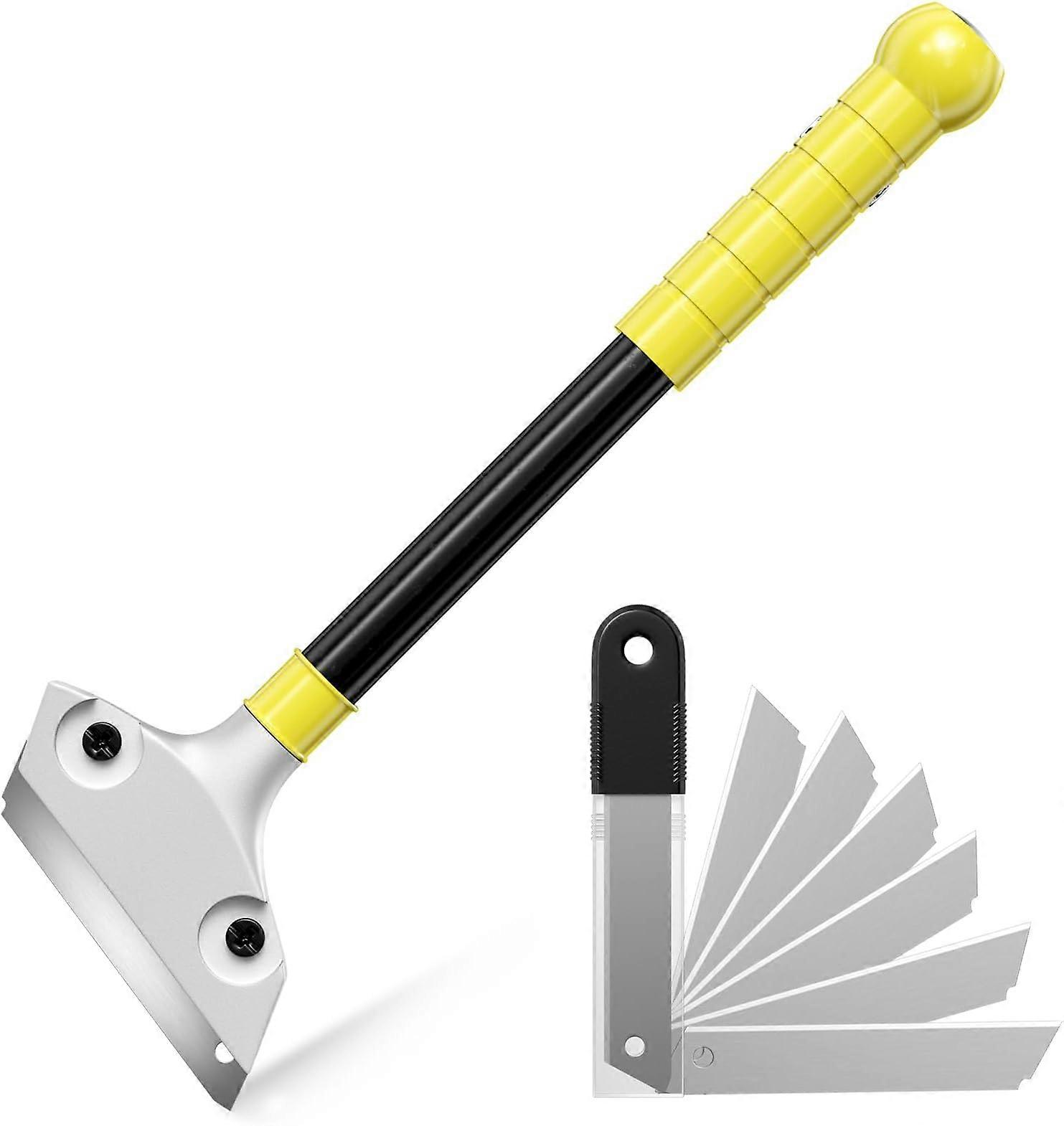 1 glass scraper, stove scraper with knockout function