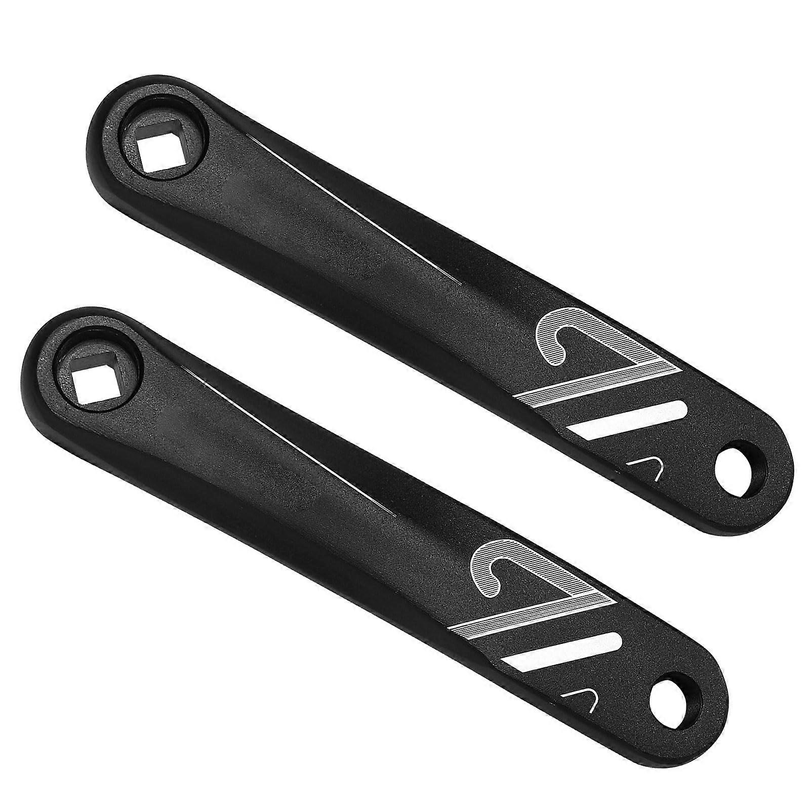 Vevarm för mountainbike av aluminiumlegering, vänster enkelkedja, vev, fyrkant/strass/spline för vänsterhänta, avsmalnande, vev, slitstark