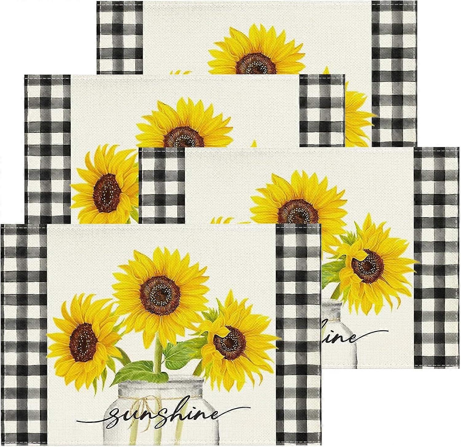 4-piece placemat,  washable placemat, table mat