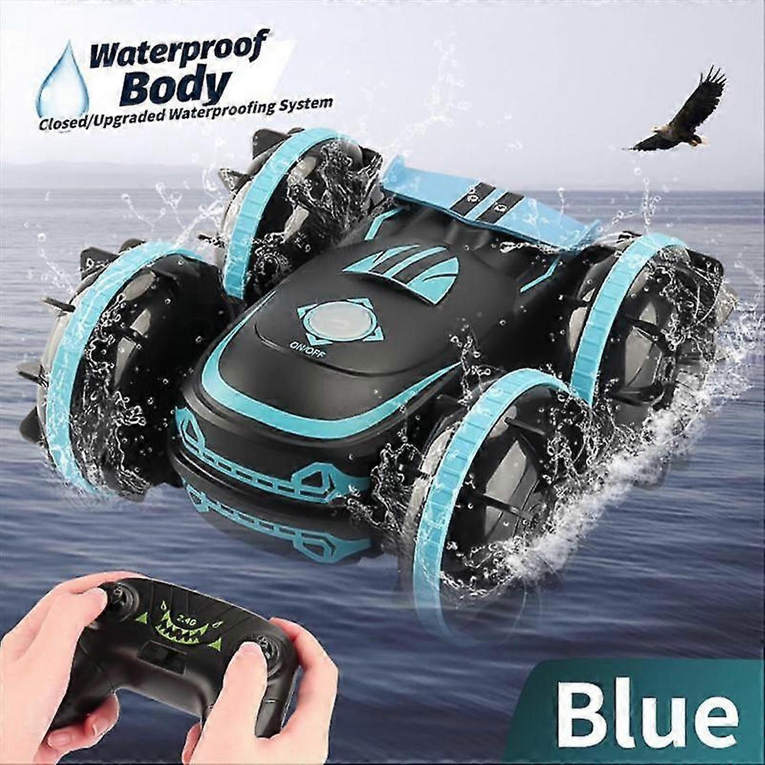 2.4G Four-wheel Double-sided Stunt Vehicle Remote Control Amphibious Vehicle Multi-function