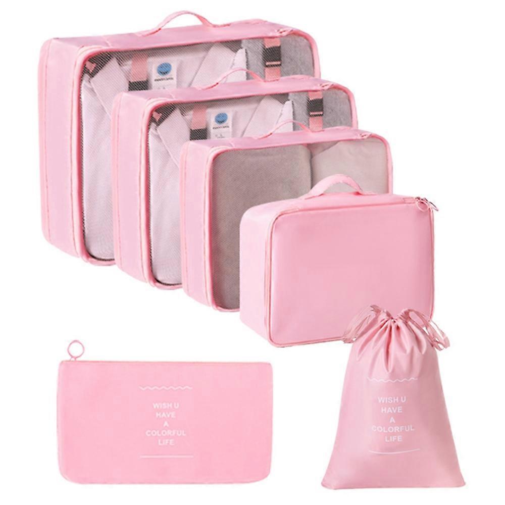 6Pcs Set Portable Travel Business Trips Organizer Foldable Multi-Function Clothes Storage Bags