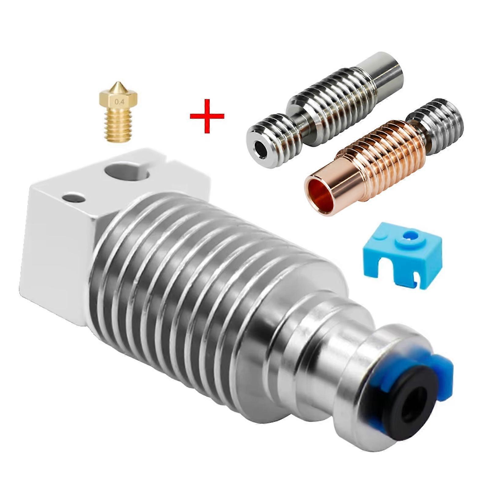 Erittäin tarkka metallisuulakepuristin Hotend-sarja 0,4 mm:n messinkisuuttimella Voron 2.4 i3 MK3S MK2S 3D-tulostimille