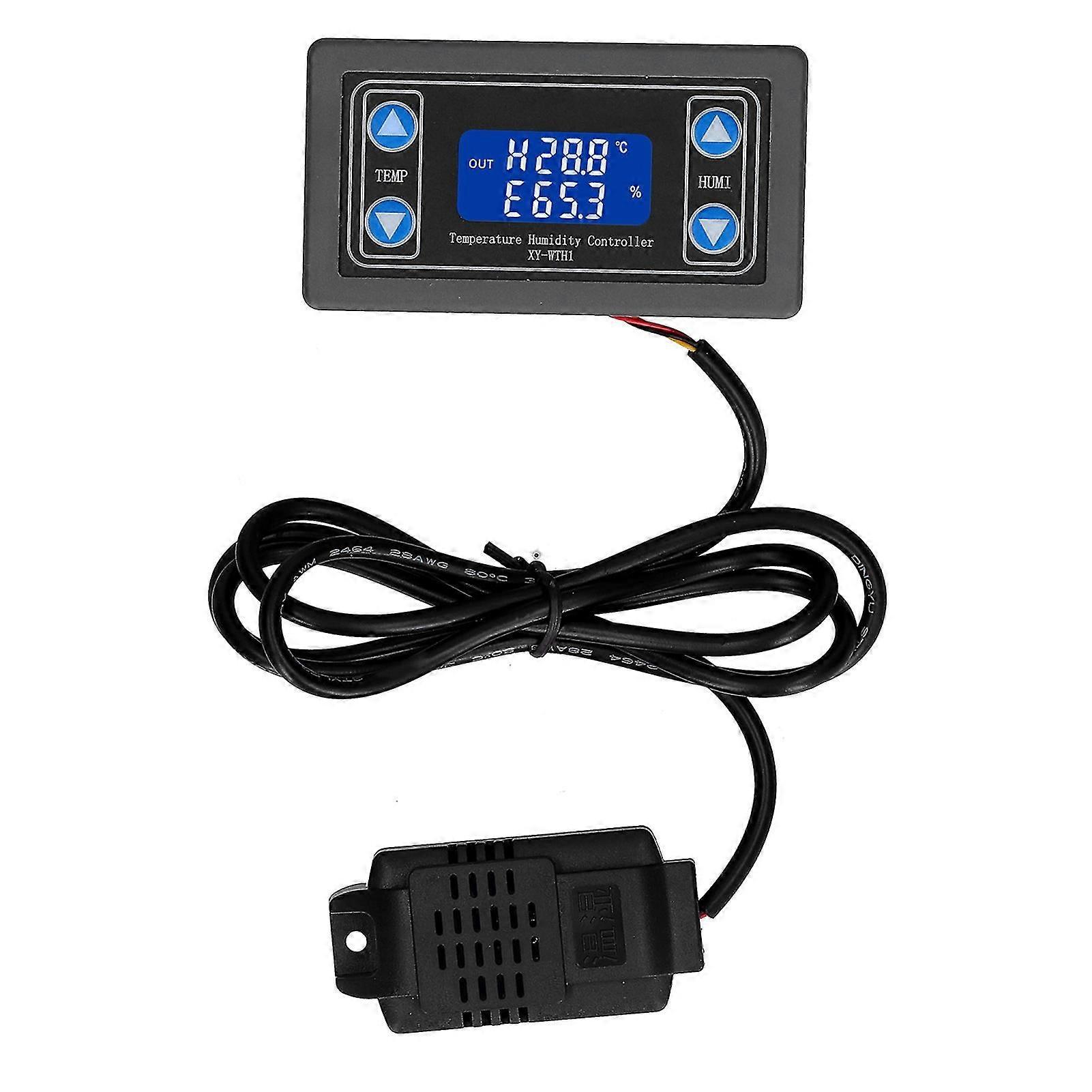 Digital LCD Temperature Humidity Controller for Incubation Breeding Greenhouse Monitoring