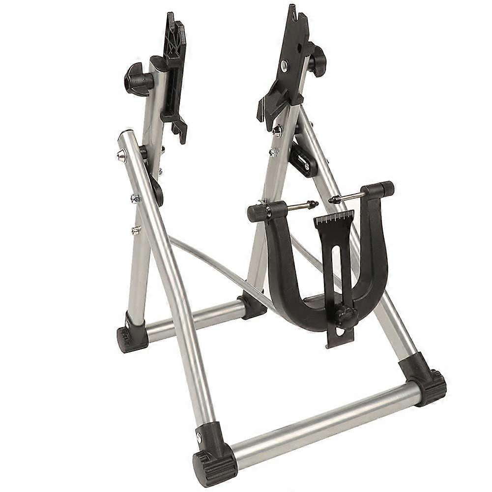 Robust and Bicycle Wheel Centring Stand for Home Use