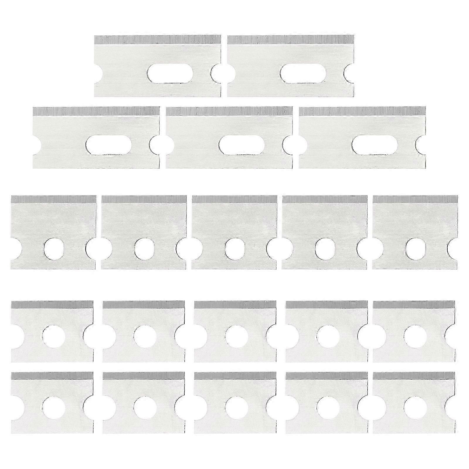 20Pcs Crimp Tool Replacement Blades Practical Ethernet Cable Cutter (Silver)