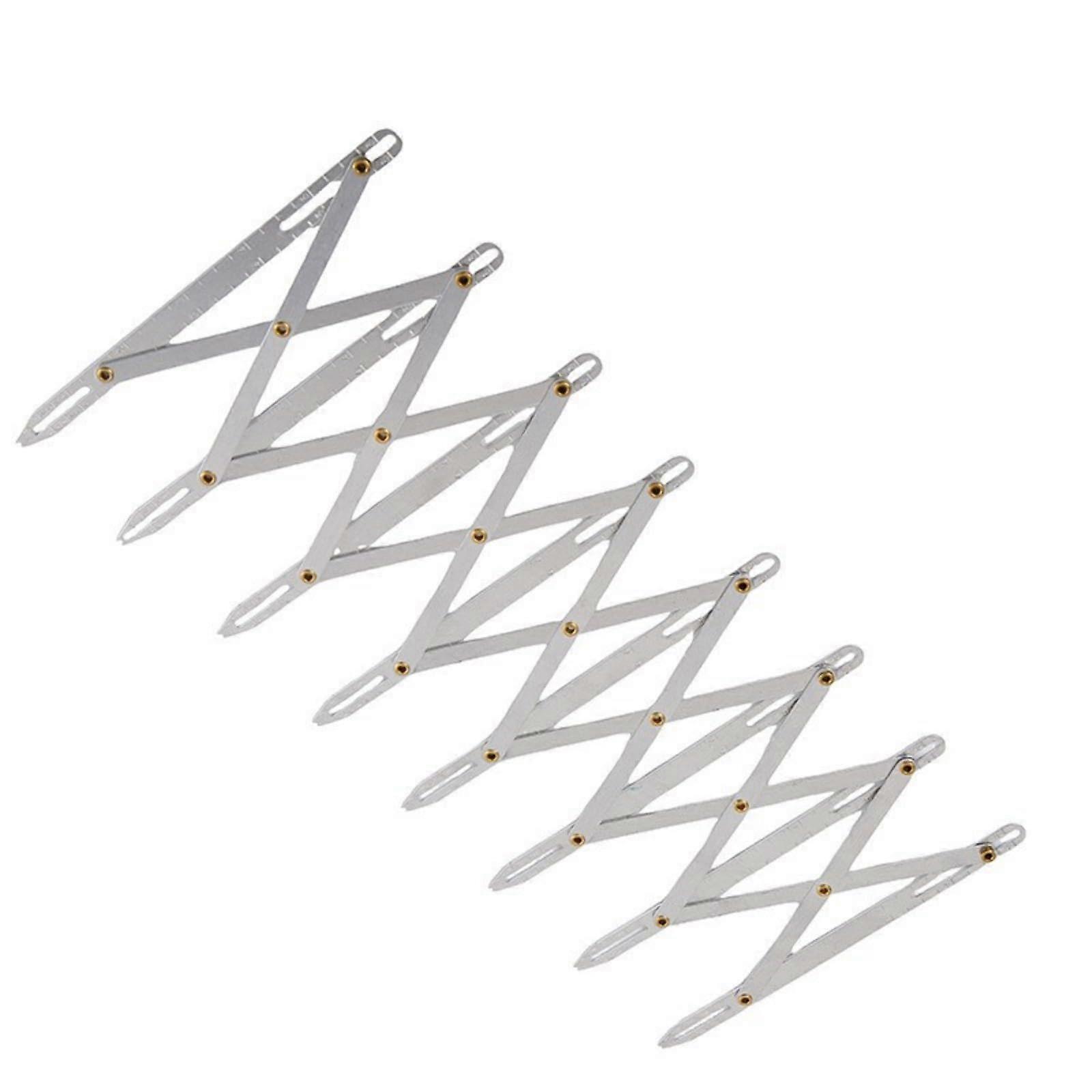 Adjustable Length Curtain and Clothing Stitch Hole Positioning Tool With Clear Measurement Scale Markings