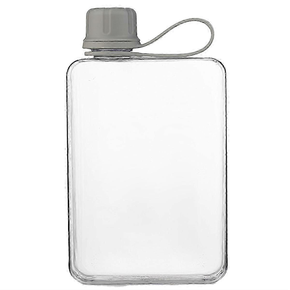 Square Water Bottle 500ml Portable Flat Drink Cups B-jc