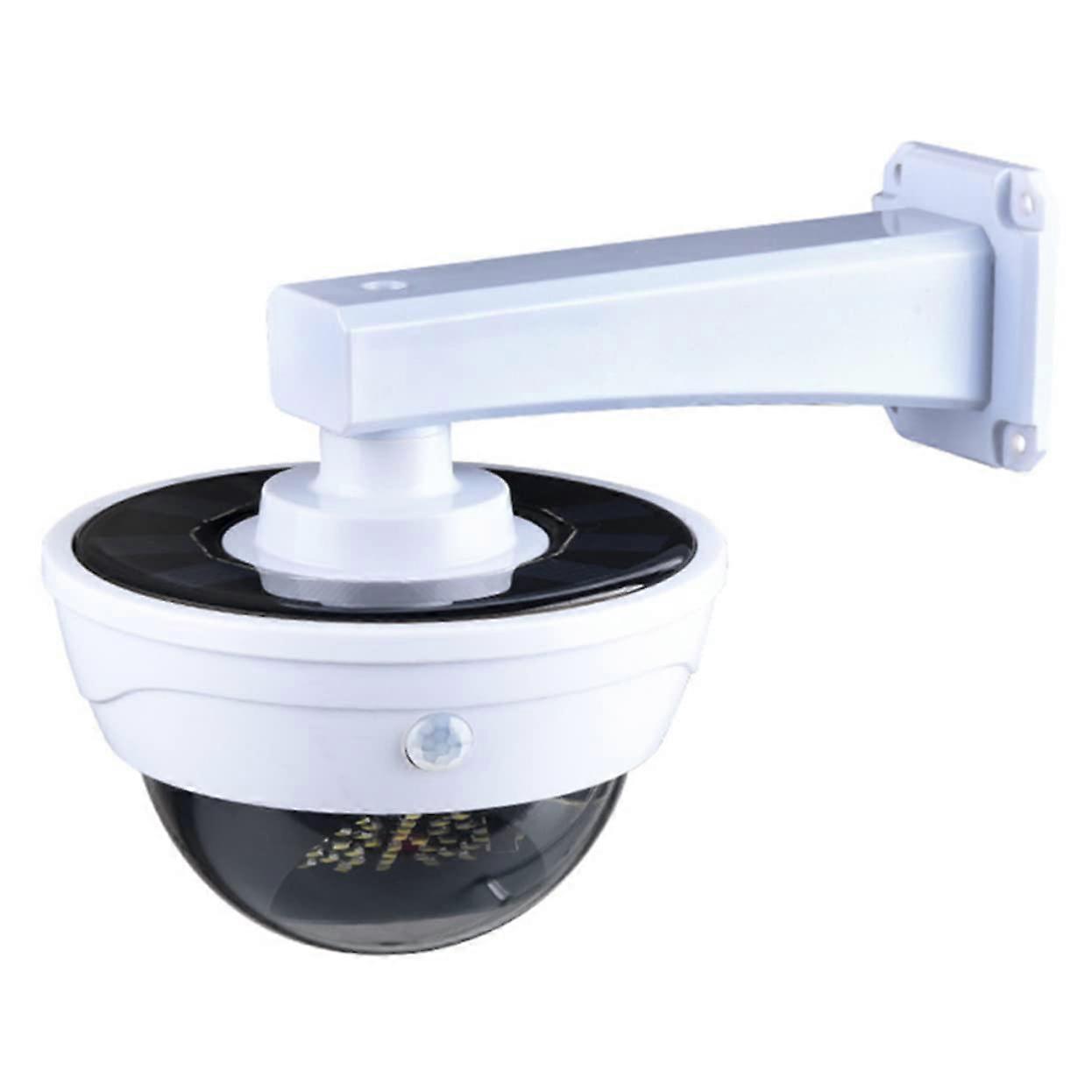 Solarpowered dummy with motion sensor, intelligent induction light, durable for garden and driveway.