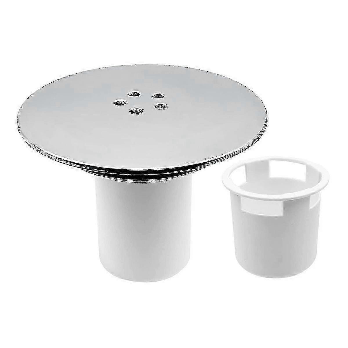 Chrome Shower Drain Cover Trap 90mm/115mm Replacement Plug Hole