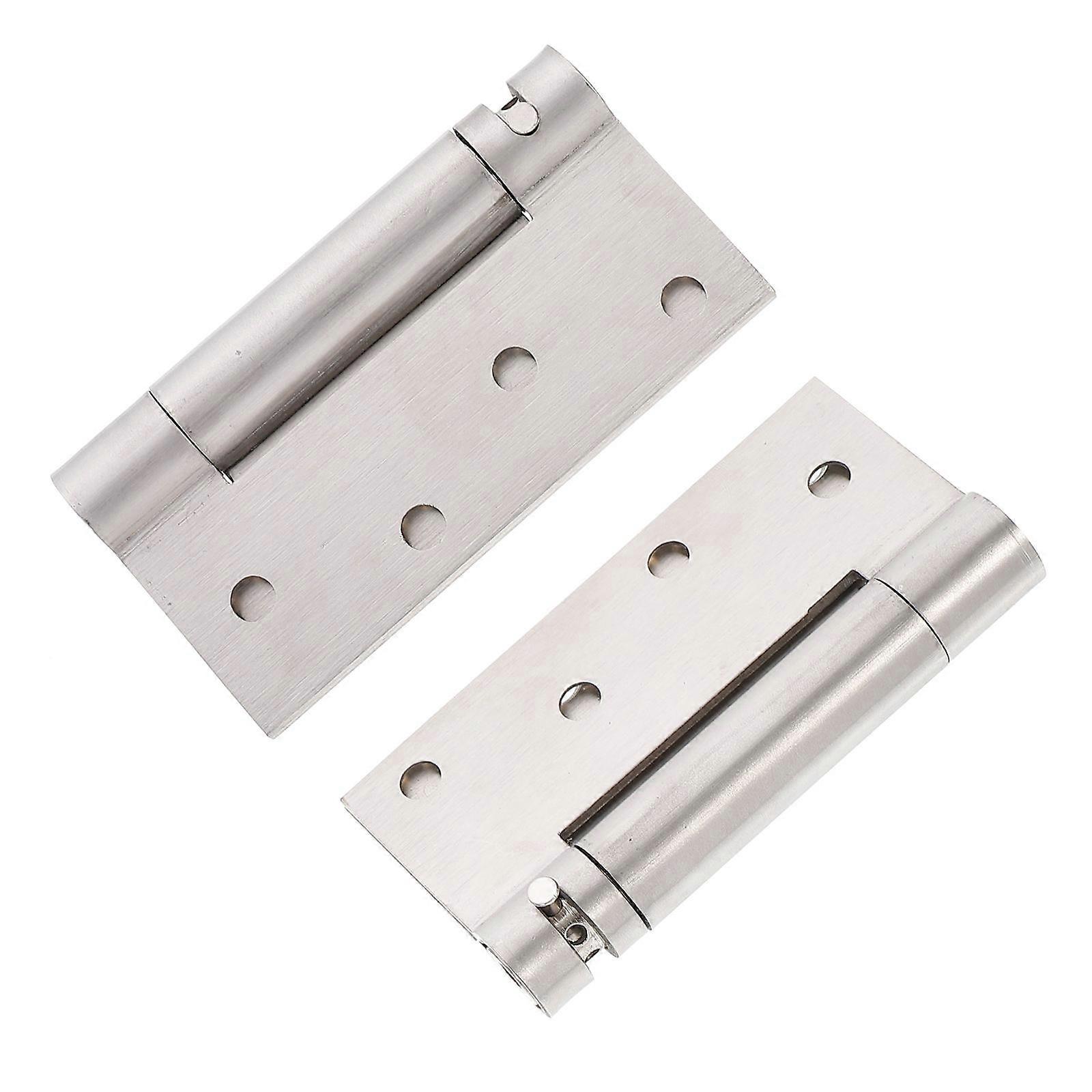 Self Closing Door Hinges Adjustable Cabinet Hinge Stainless Steel 2Pcs
