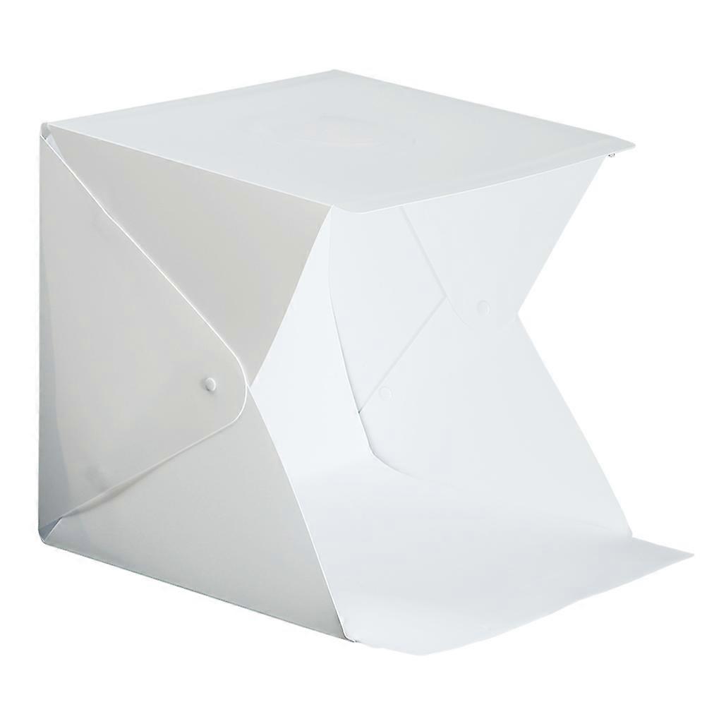 Photography Light Tent Square Folding Photo Props for Photography LED Light Bars 2 Color Backdrops 9.4×9.1×8.7in 1Set