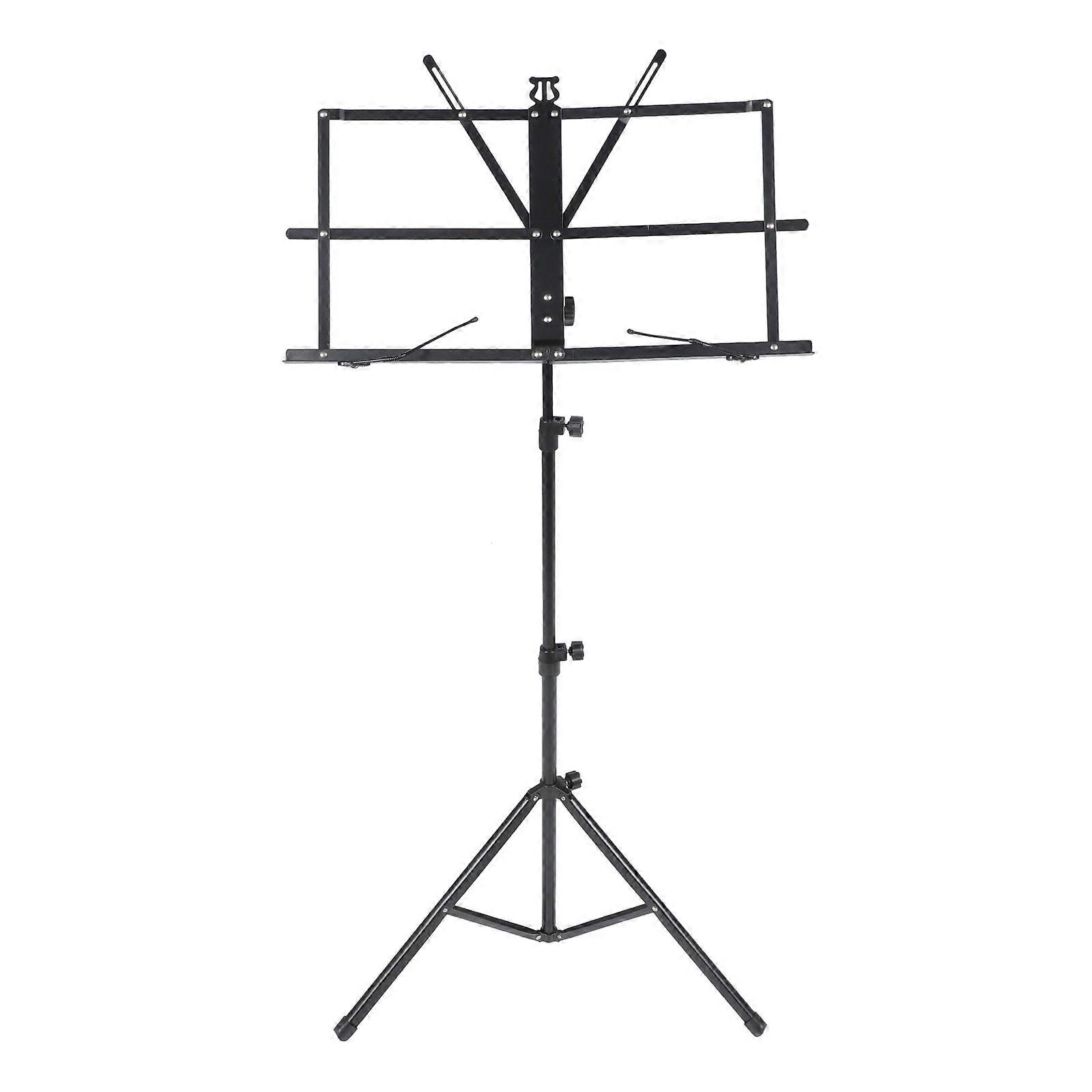 Durable Music Score Tripod Stand for Easy Viewing, Universal Design for Book and Sheet Music Storage, Ideal for Instrument Learners