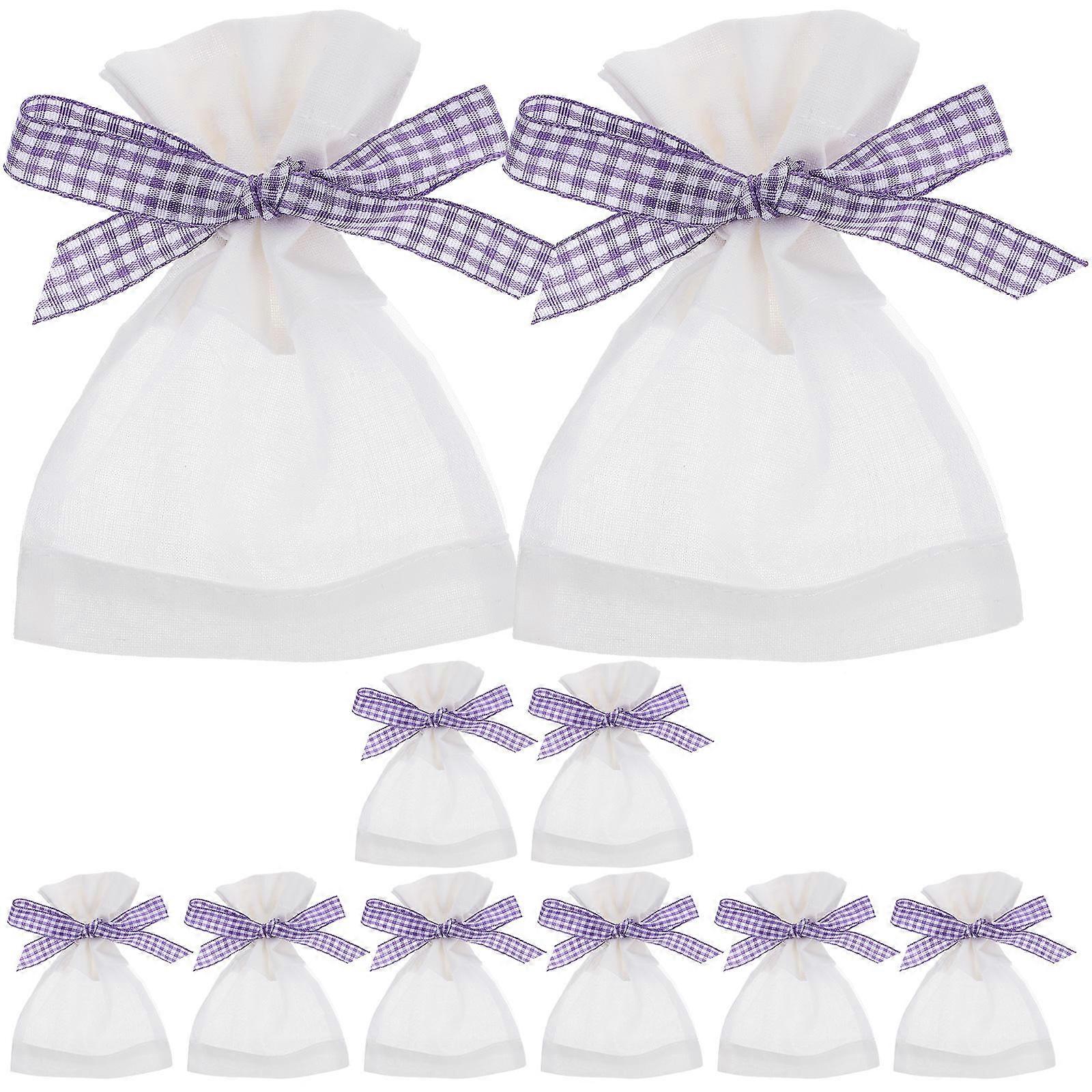 Lavender Sachet Drawstring Pouches present Packaging Men Use 12X9X0.1CM 10Pcs
