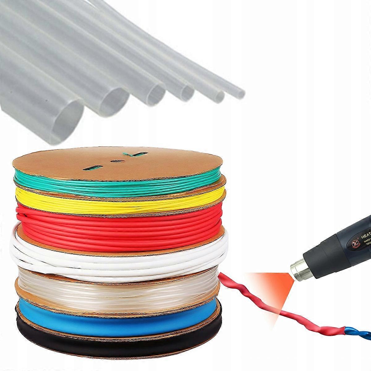 Rosfix Heat Shrink Tube 1.5mm 1M – Transparent, 2:1 | Insulation, Protection, Diy