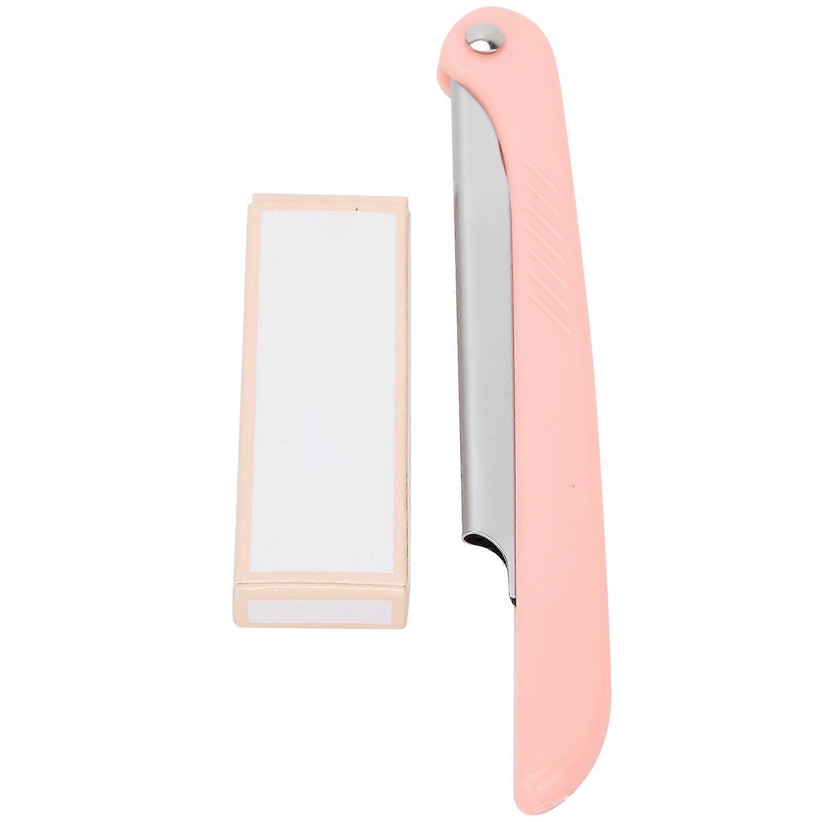Eyebrow Razor Folding Eyebrow Hair Removal Shaving Portable Razor Tool with 5 Blade Refills