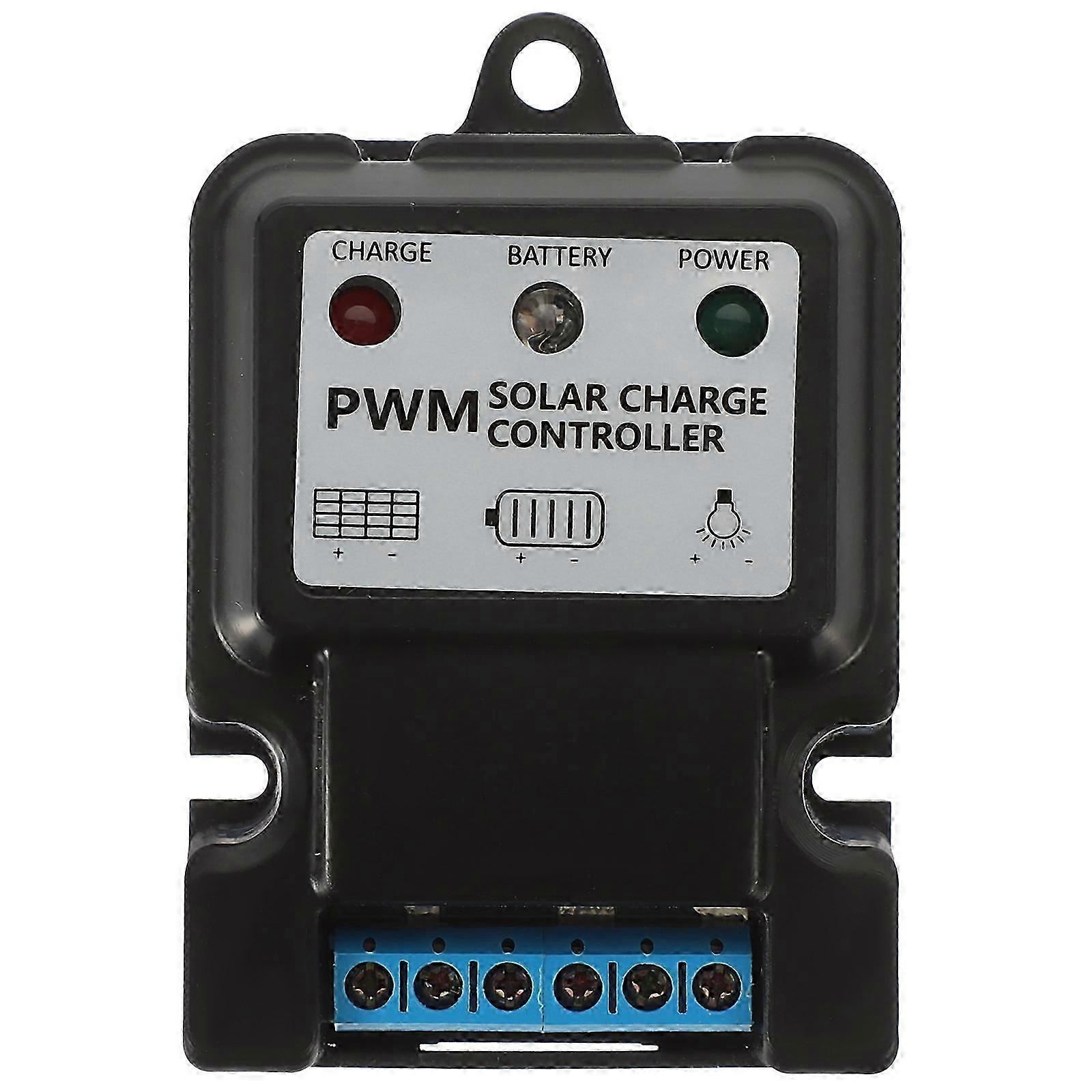 6V 12V 10A Auto Solar Panel Charge Controller Battery Charger Regulator (Black),__e0.696