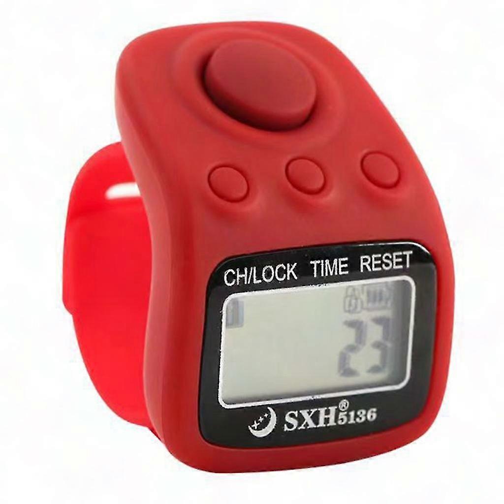 6-Digit Resettable Electronic Finger Counter Hand Tally Ring for Counting Prayers