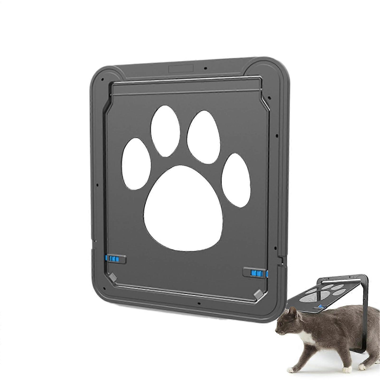 For cats, automatic door for puppies, tearresistant with lock, safety for indoor spaces, house, apartment.