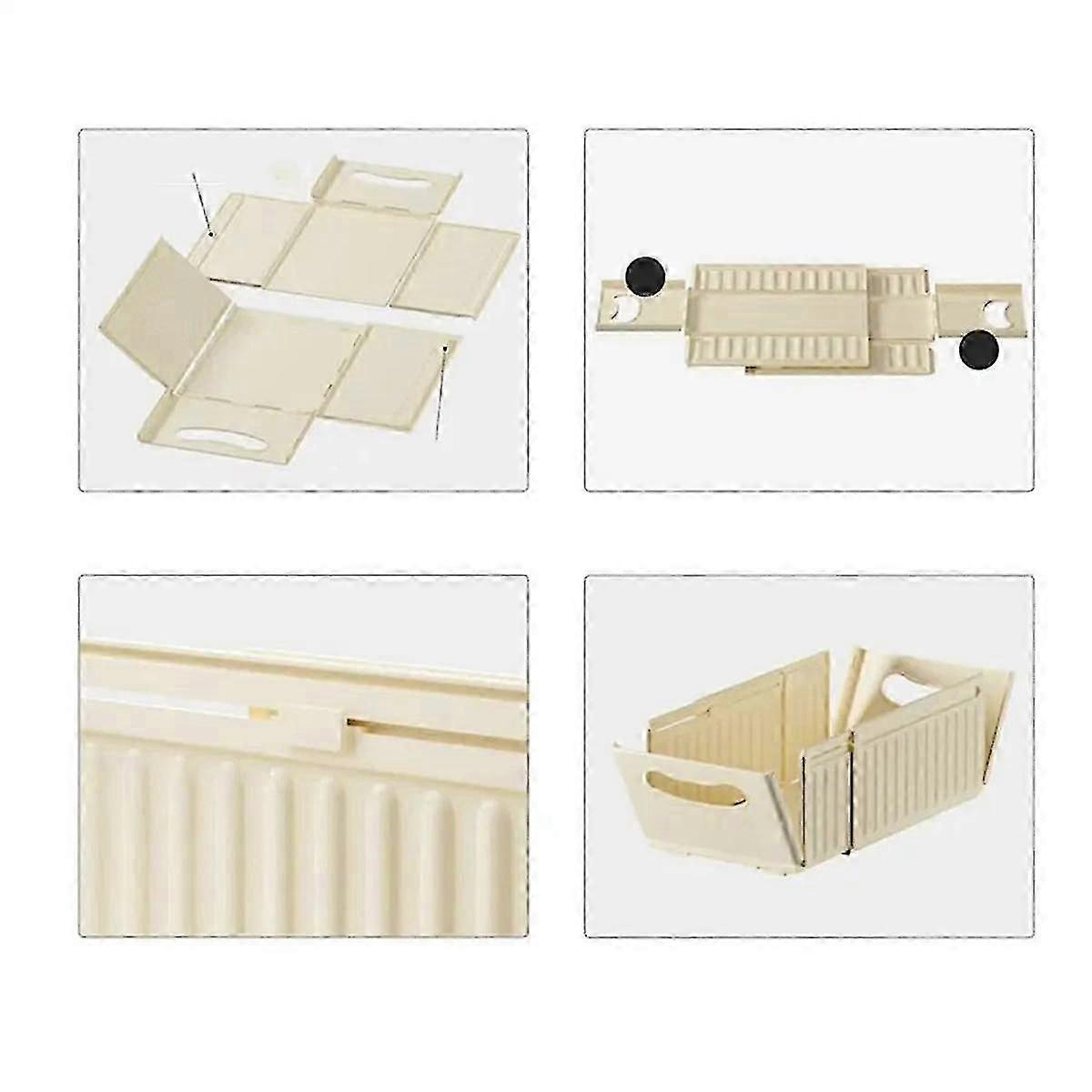 Adjustable Cabinet Storage Box and Organizer for Bathroom Use