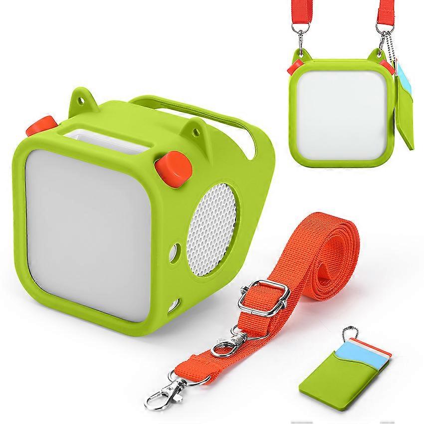 Silicone Case Accessories for Yoto Player (3rd Gen.)Audio Speaker Music Player (Green)