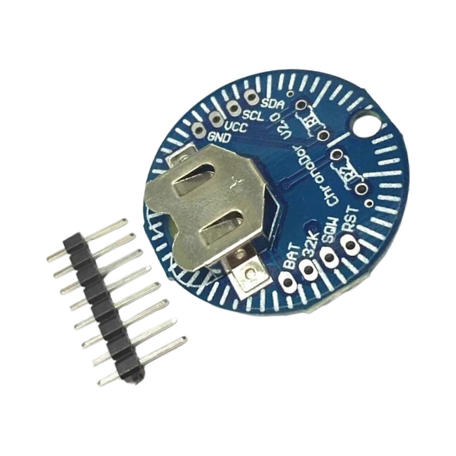 Clock Circuit Board Real Time Clock Module DS3231SN I2C Communication Low Power Consumption Programmable Module Multicolor