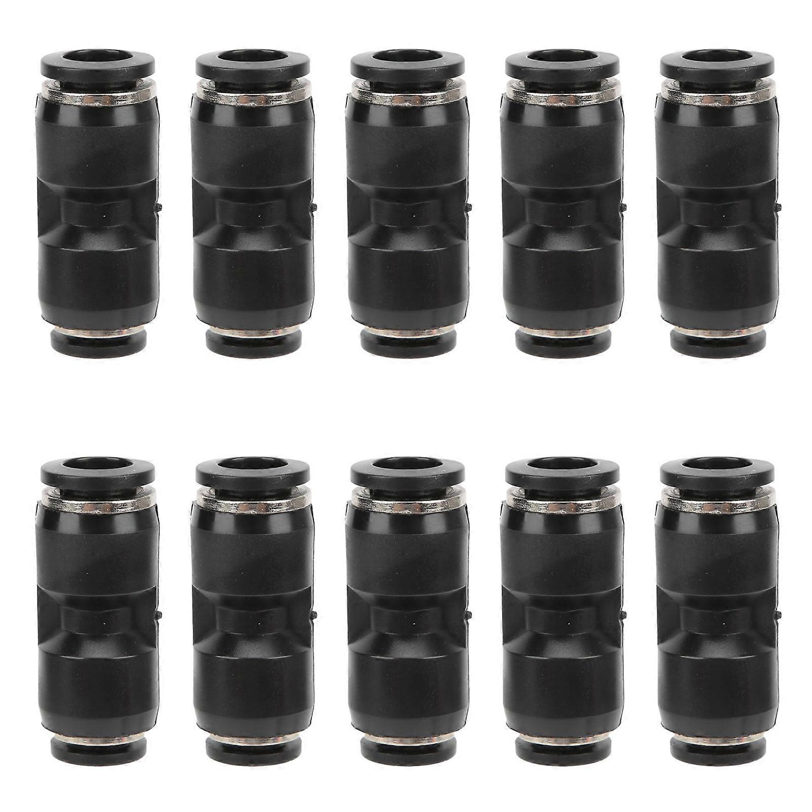 10Pcs Pneumatic Reducer Connector 360° Rotary Tube Fitting for Mechanical ProcessingPU8-8