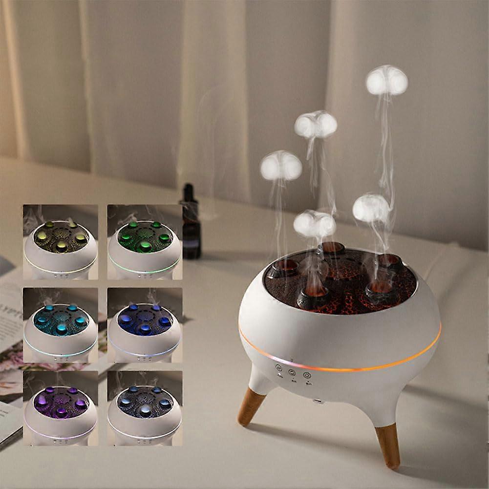 Aroma Diffuser with LED Jellyfish, Humidifier, 7Colour Light, Auto ShutOff