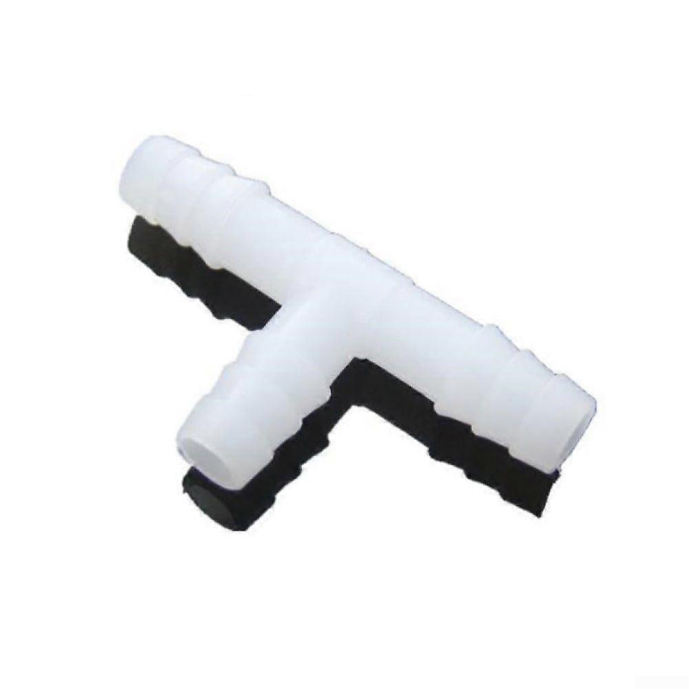 10 Pcs PE T Joints Connector for Aquarium Air Pump Hose 4x8mm (8mm) 8 mm
