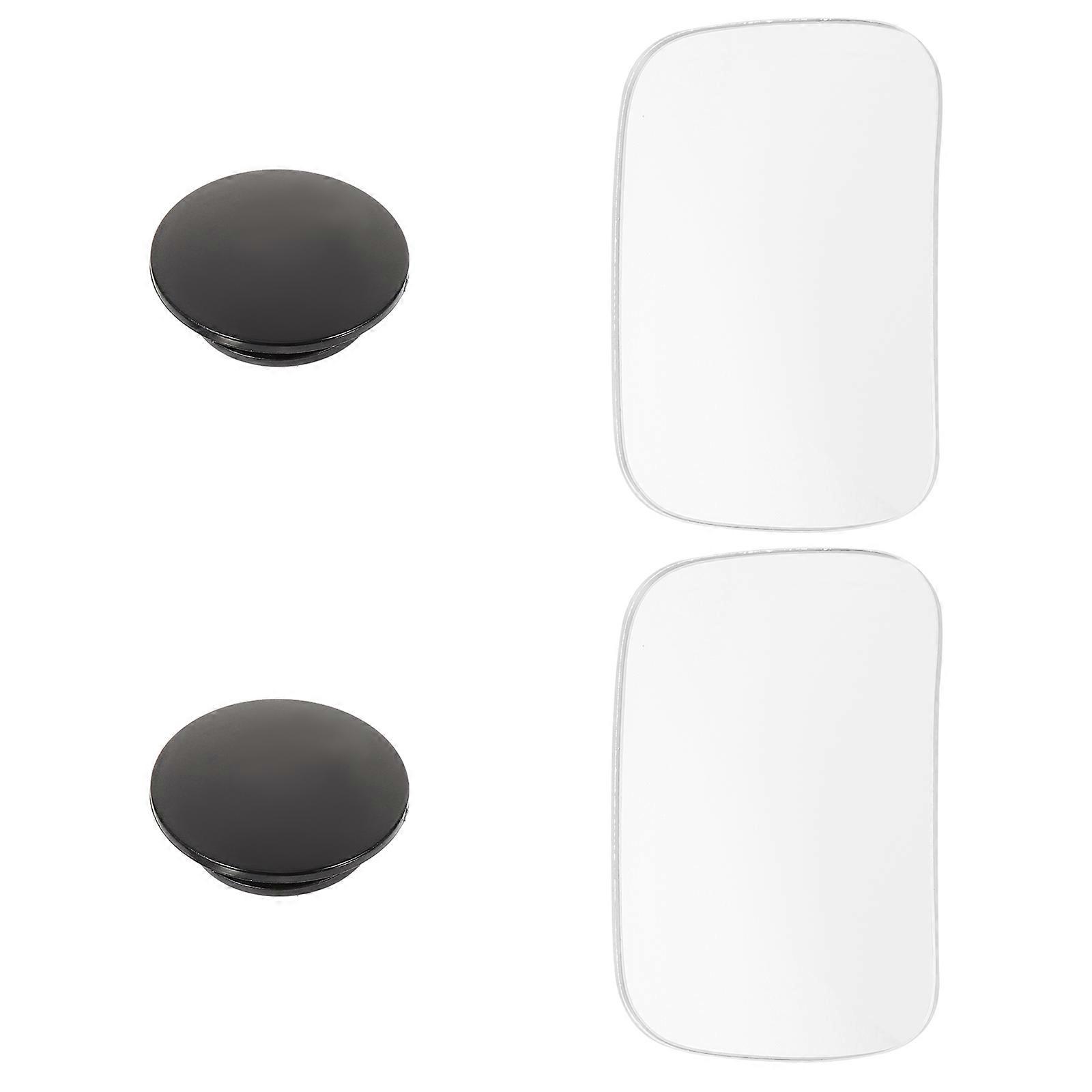 1 Pair Car Mountable Boundless Adjustable Wide Angle Auxiliary Mirror