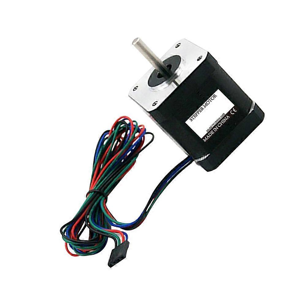 17 Bipolar Stepper Motor for 3D Printer with Metal Core Cable 1.65x1.89 Inches Multi Color
