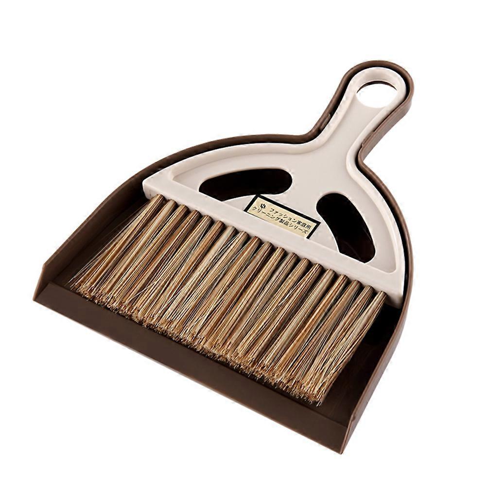 Mini White Dustpan Brush Set Made of PP TPR Material for Home Hotel Use Ideal for Cleaning Corners