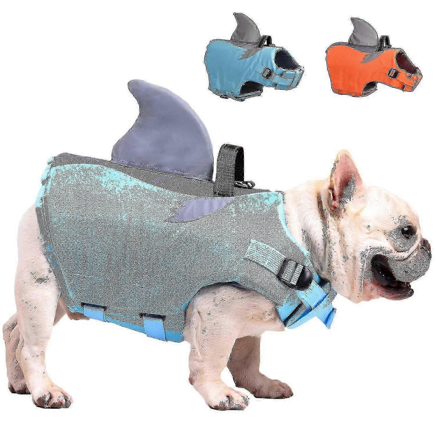 犬のライフジャケットペットスイミングシャーク安全ベスト