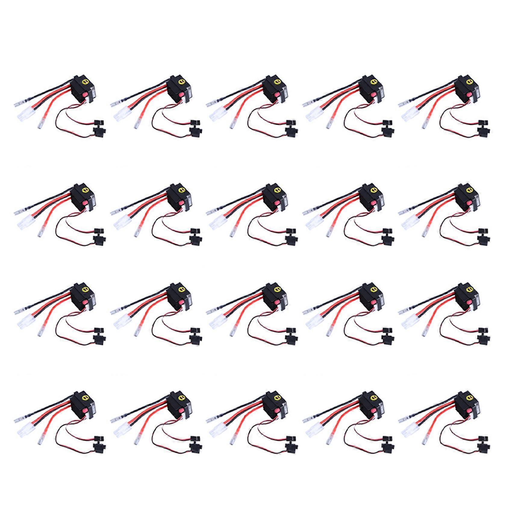 20X Rc ESC 320A 6-12V Brushed ESC Speed Controller with 2A BEC for RC Boat U6L5