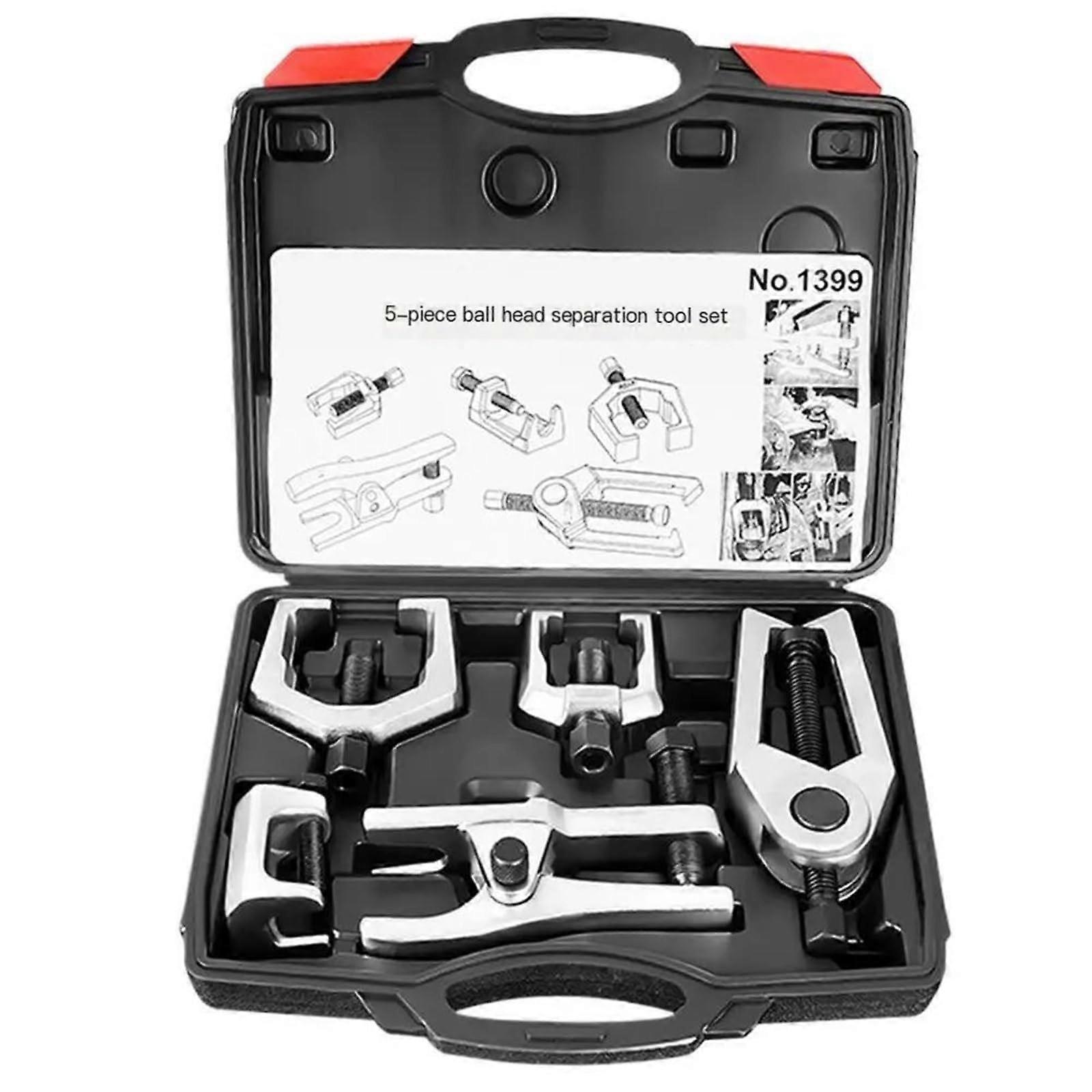 Ball Joint Press 5 in 1 Car Ball Joint Separator Front End Service Tie Rod End Puller Car Steering Arm Puller Separator Ball Joint Puller
