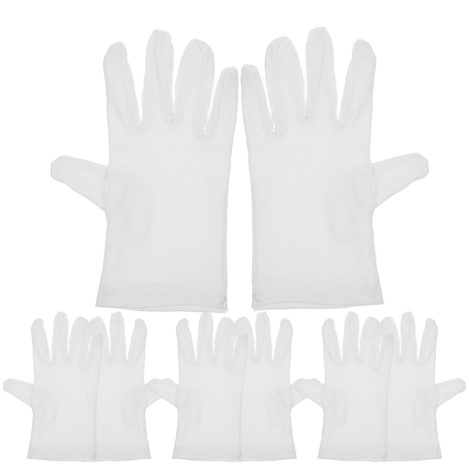 Breathable Gloves For Garden Working 5 Pairs Elastic Fit Comfortable Wear Suitable For Planting