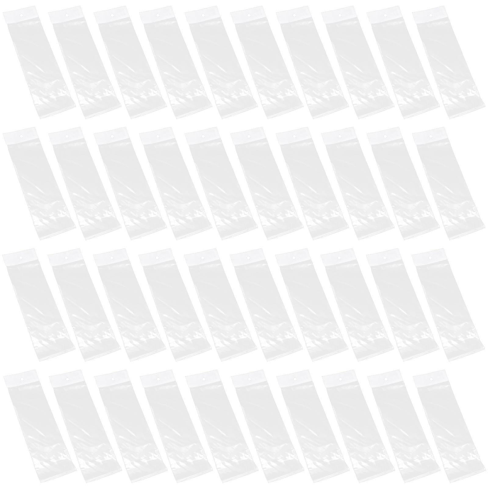 1000pcs Small Clear Self Sealing Adhesive Bags for Cards & Small Items – Transparent OPP Packaging with Hanging Design for Storage & Display