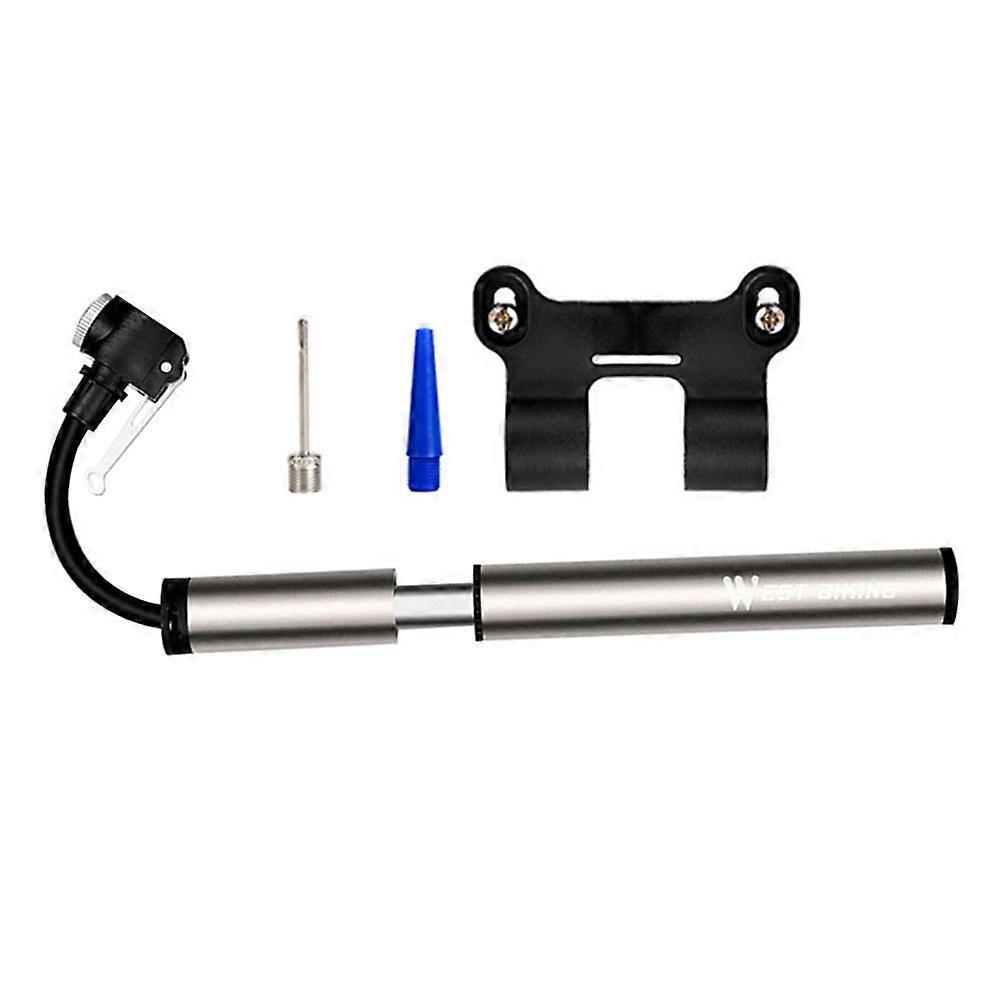 Bike Cycle Pump For Bicycle Tire Outdoor Cycling Durable PC塑料+铝 金 High-pressure Inflation 1Pack