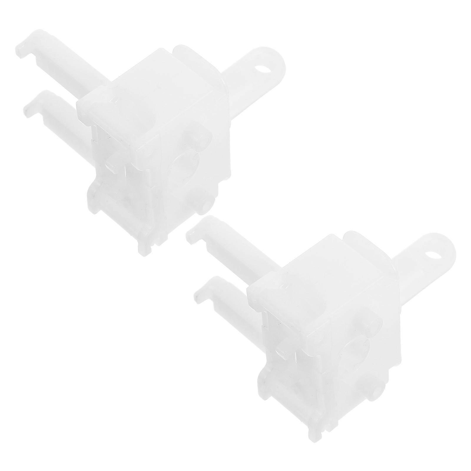 White Plastic Vertical Blind Wand Control Replacement for Window Blinds 2 pcs