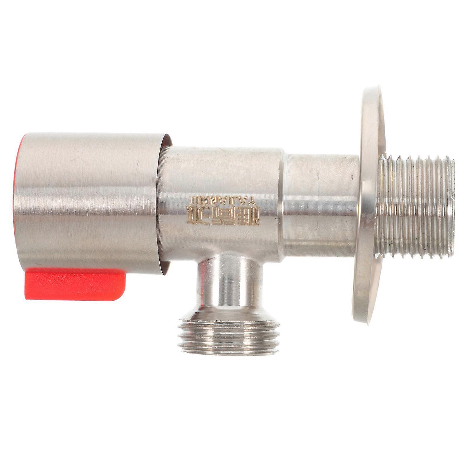 Rv Shower Valve Diverter Brass Triangle Three-Way Design For Rv Plumbing System Water Flow Management 1Set