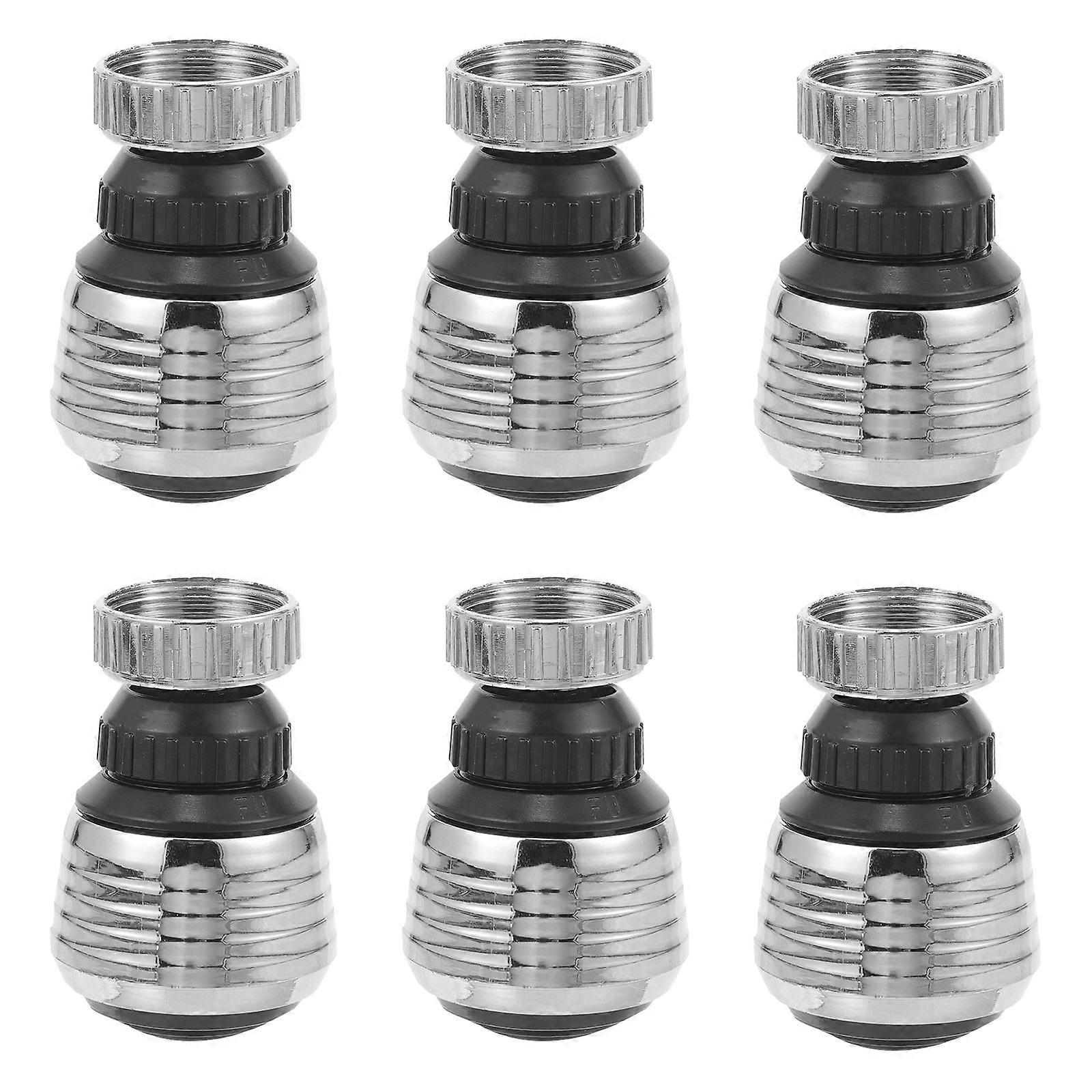 Faucet Filter Nozzle Water Saving Copper Nozzle for Bathroom Taps Round Shape 8Pcs