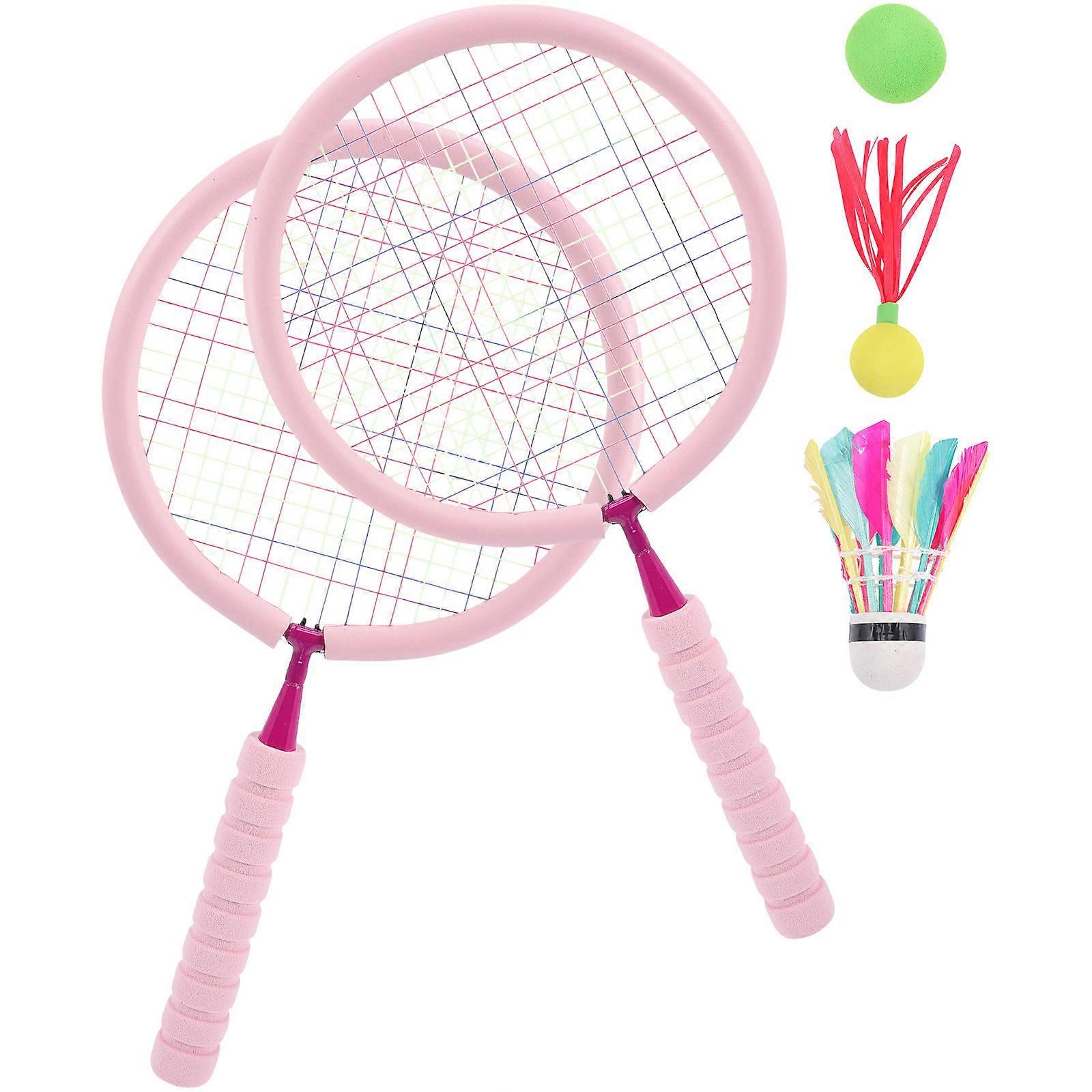 Kids Badminton Rackets Lightweight Badminton Racquet for Playing 1Set Assorted Color