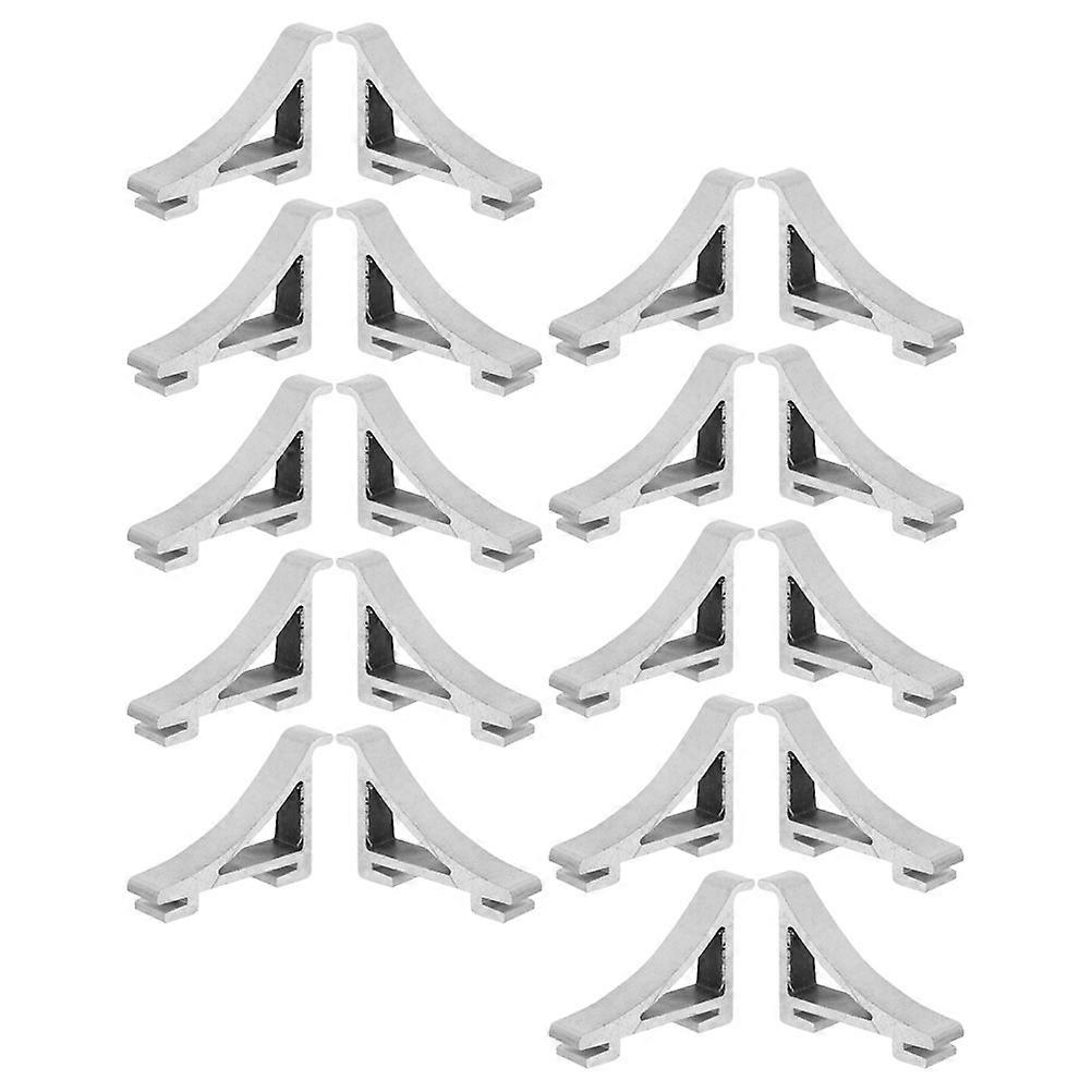 20PCS Heavy Duty Aluminum Refrigerator Shelf Clips & Brackets for Freezer – Durable, Space Saving Shelf Pegs for Efficient Storage in Freezing