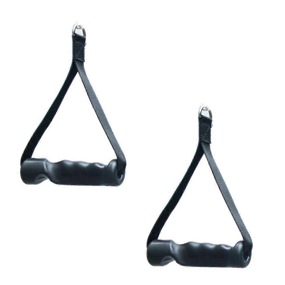 Cable Machine Attachment for Fitness Black TPE Biceps Trainer with Easy Installation 1 Pair