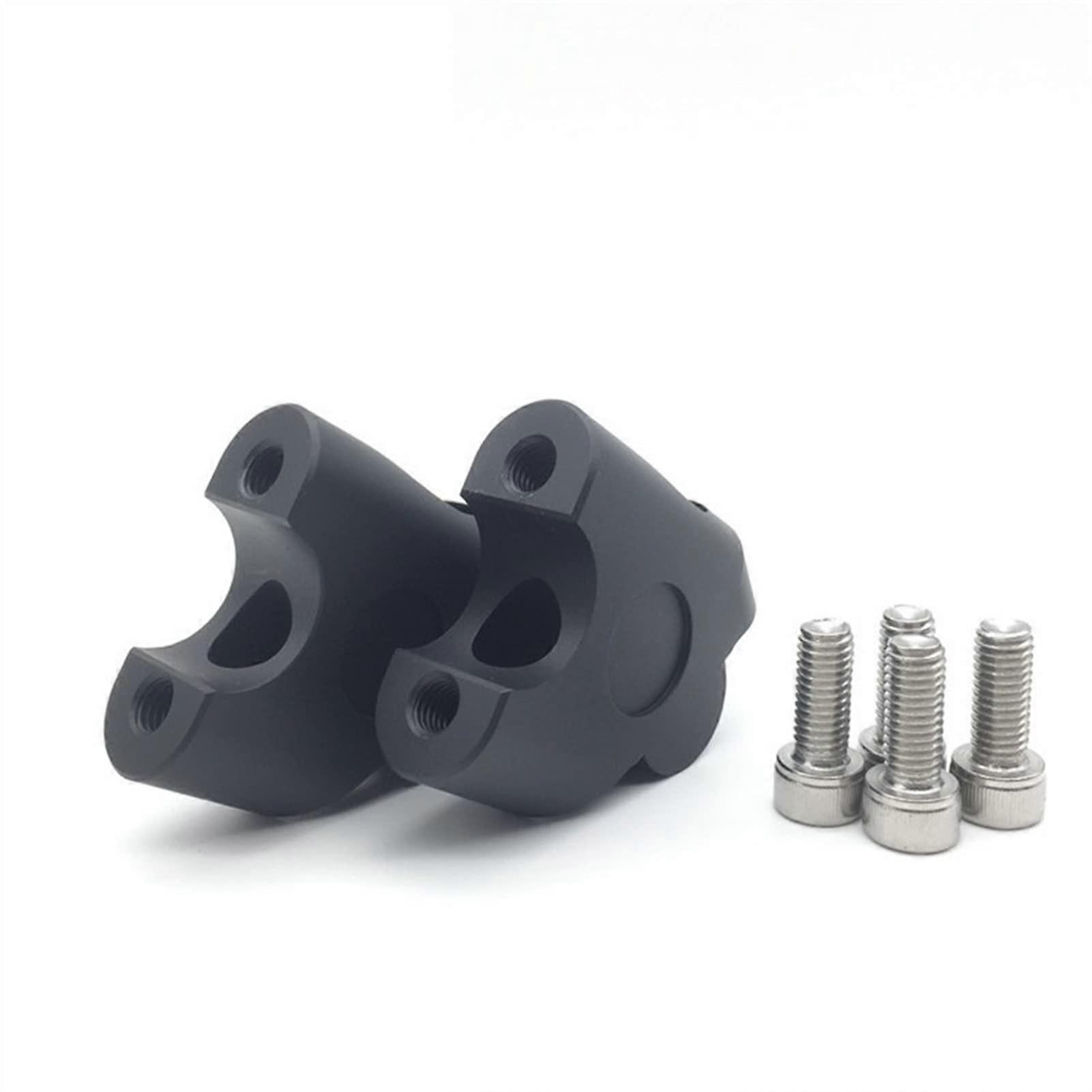 CNC Aluminium Handlebar Riser Clamp Mount for 7/8" 22mm Tapered Motorcycle – 2pcs Riser Kit