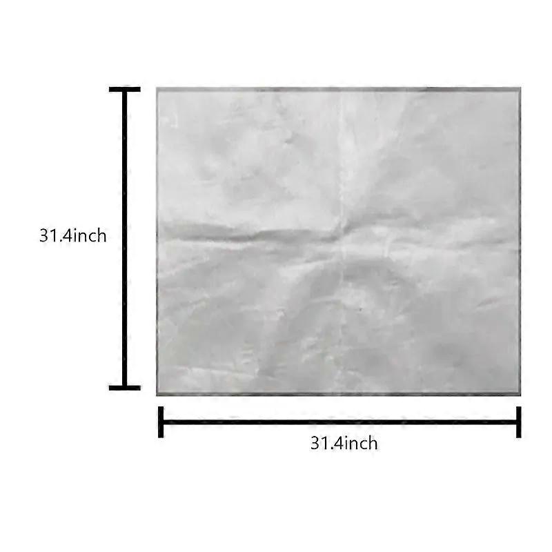 Large Heatproof Fire Pit Box Mat for Deck Patio Grill Outdoor and Backyard Fireproof Camping Stove Fireproof Safety Mat