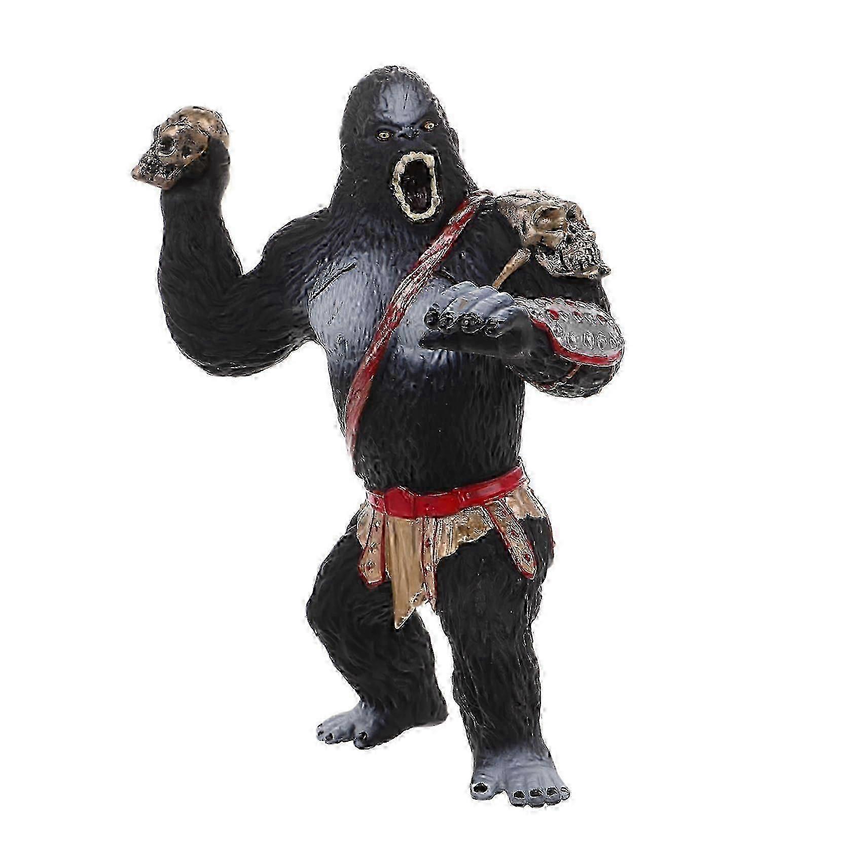 Gorilla Action Figure for Simulation Shield Jungle Gorilla Ornaments Trunk Wild Animals