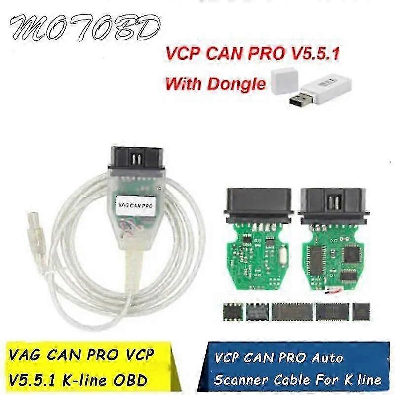 Nový Vag Can Pro Can Bus + uds + k ~ line SW Verzia 5.5.1 Vcp skener Diagnostika Nástroj na programovanie a vykonávanie auta St1m757