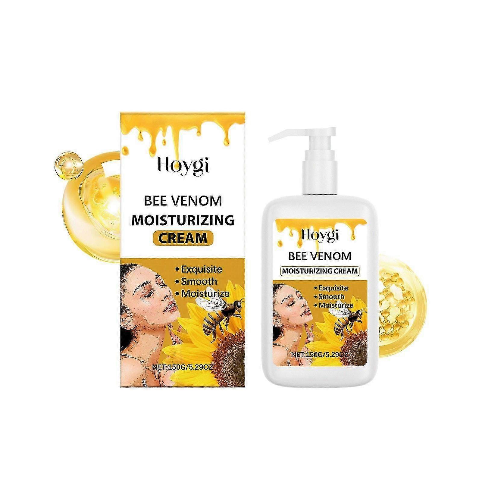 Anti-Aging Firming Cream, Bee Venom Skin Firming Wrinkle Reducing Cream, 24-Hour Moisturizing Body Cream, Rejuvenating, Restore Elasticity for All Ski