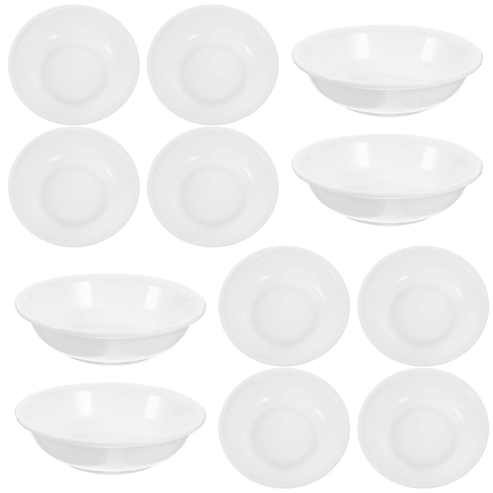 White PP Material Small Bowls for Kitchen Use Ideal for Home and Commercial Sauce Dipping Dish 12pcs